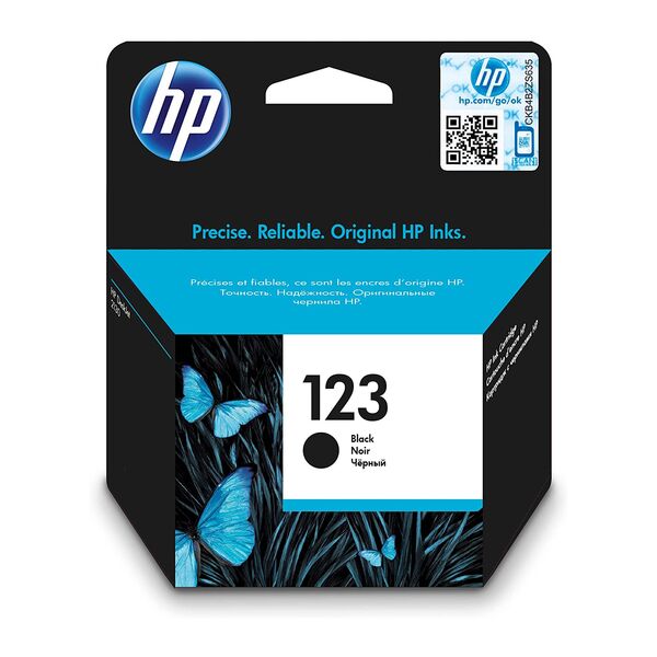 TINTEIRO HP 123 BLACK F6V16AE