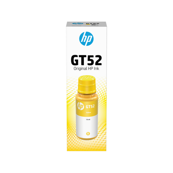 TINTA AMARELA HP GT52, GARRAFA 70ML