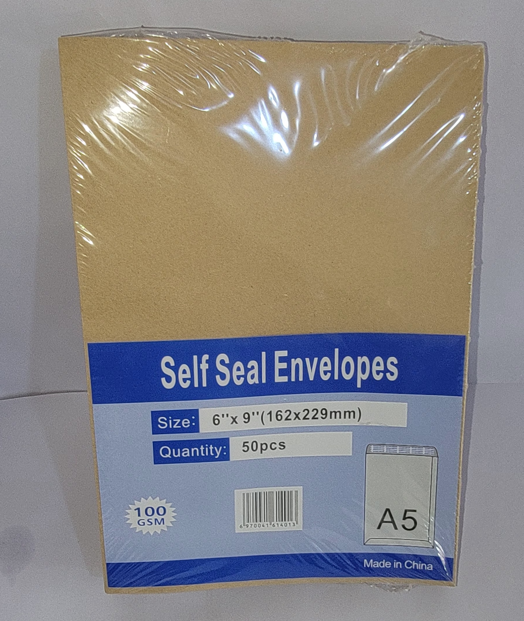 Envelope castanho A5 (50 pcs)