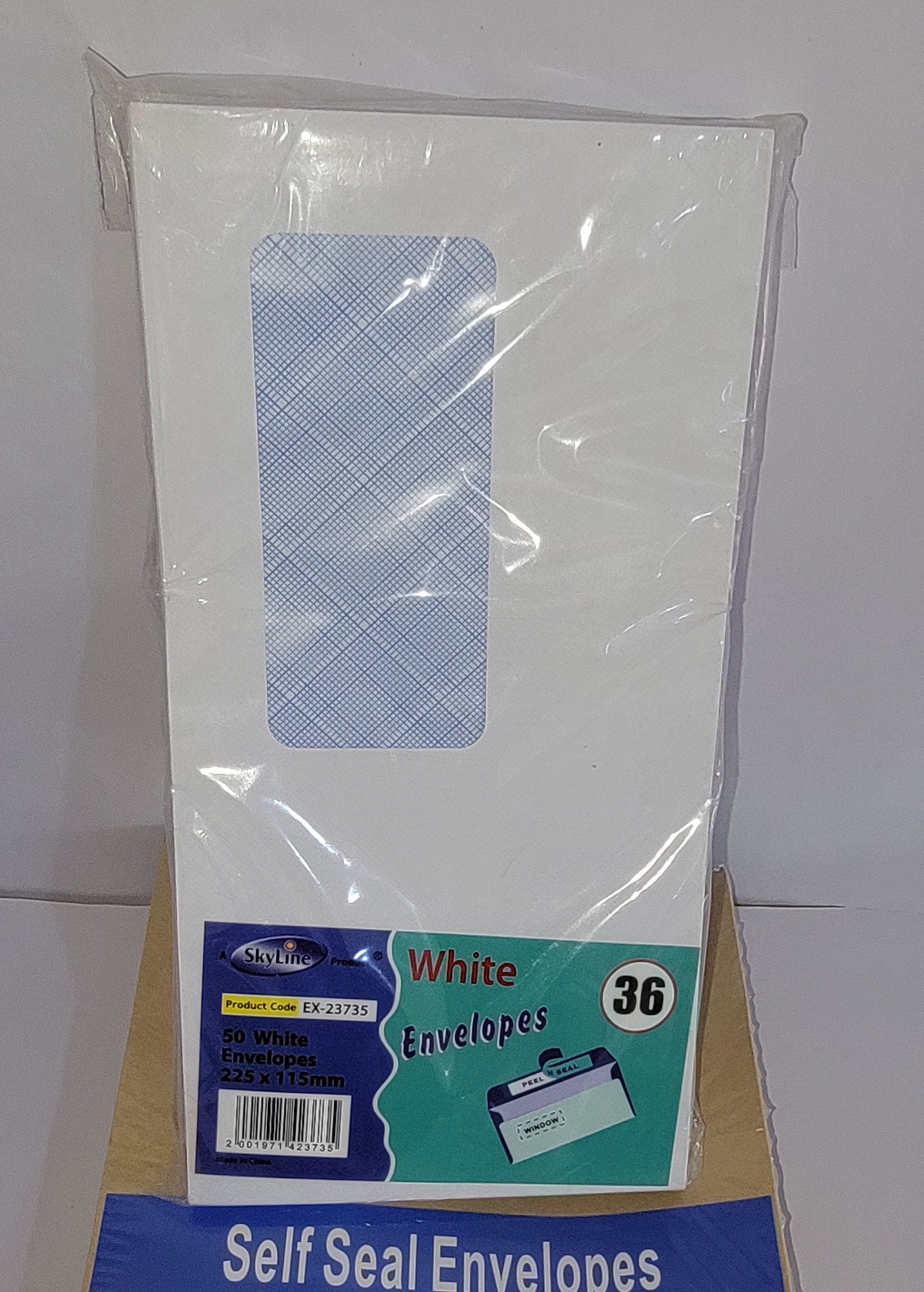 Envelope Branco 36  (115x 225 mm) (50 pcs)