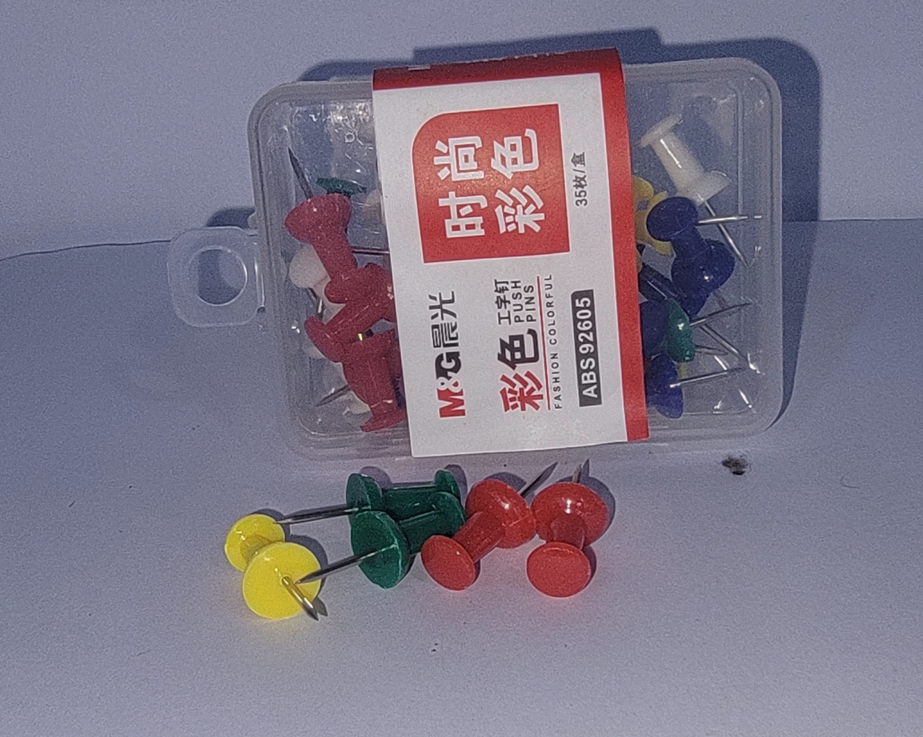 Pinos coloridos M&G ABS92605