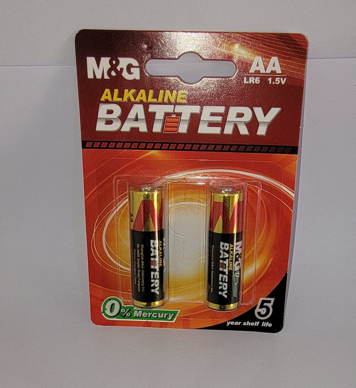 PILHA ALKALINA M&G 5# AA 1.5v ARC925V0