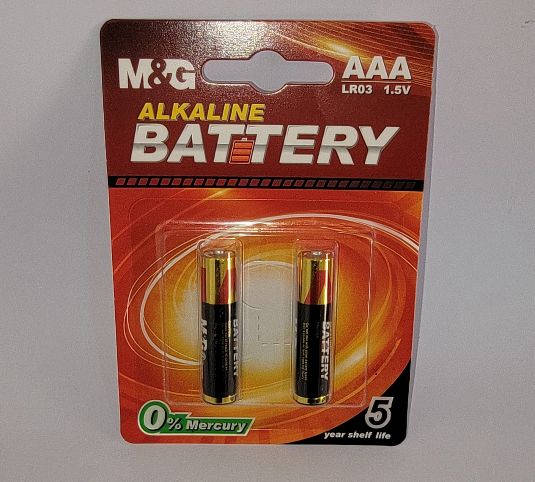 PILHA ALKALINA 7# AAA 1.5 M&G  ARC925W1